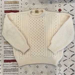 Vintage Wool Cable Knit Sweater